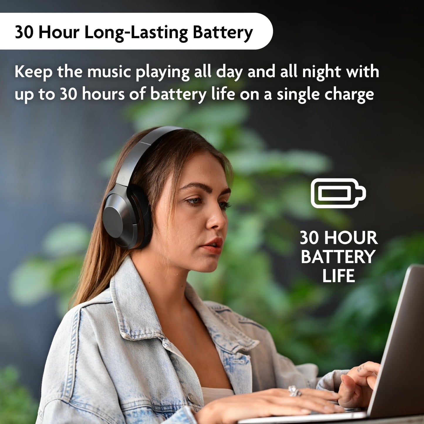 YOOZER Go ANC Wireless Over-Ear Headphones, Legendary Hybrid Active Noise Cancelling Over-Ear Headset with High-Fidelity Stereo Sound, Transparency…