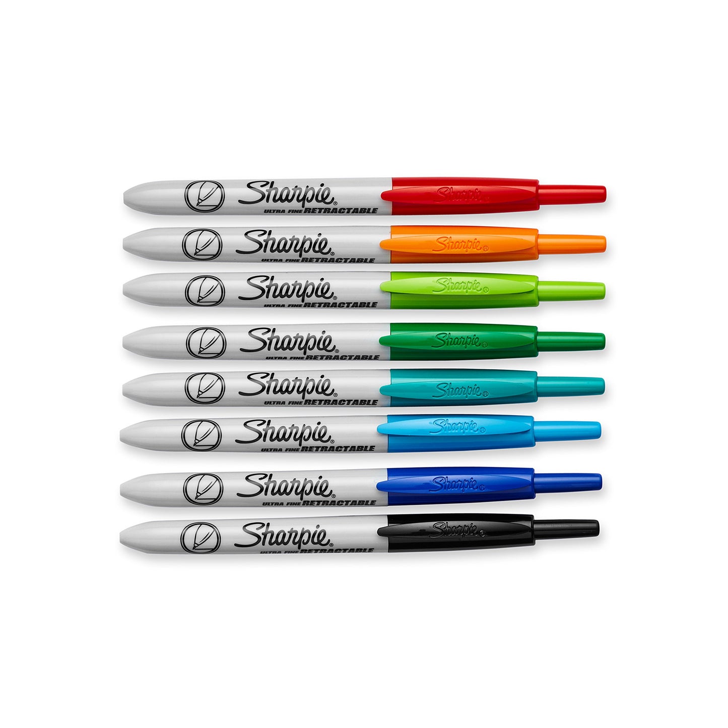 Sharpie Retractable Permanent Markers, Ultra Fine Point, 8 Count
