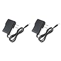 NOYITO AC to DC 4.5V 1A 1000mA Adapter Converter AC120V 100-240V to 4.5V Power Supply DC Interface 3.5 x1.35mm Wire Length 4.9 ft (Pack of 2)