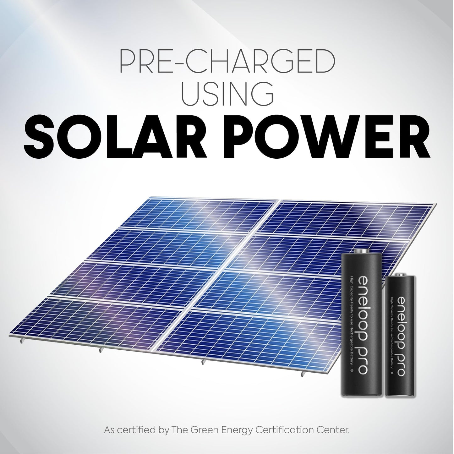Eneloop Panasonic BK-3HCCA8BA pro AA High Capacity Ni-MH Pre-Charged Rechargeable Batteries, 8-Battery Pack