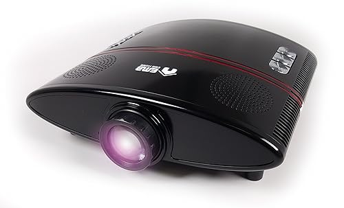 EMB Home - EBP100 - Portable HDMI LED Projector 40 ANSI Lumens w/USB and SD Card for Home Cinema Theater/Games/Party/PC Laptop