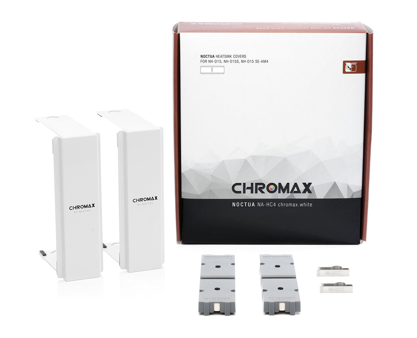 Noctua NA-HC4 chromax.White, Heatsink Cover for NH-D15, NH-D15S & NH-D15 SE-AM4 (White)
