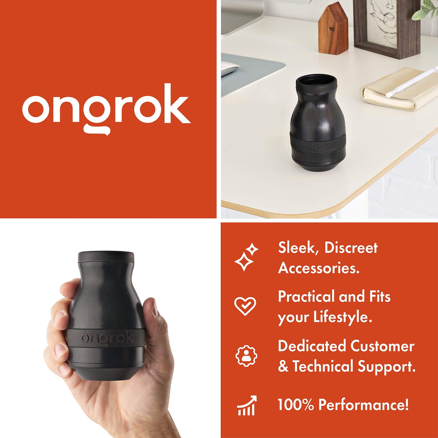 ONGROK Personal Air Filter with Plant-Based Housing, Perfect for Indoors, 310+ uses