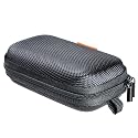 Small Hard EVA Case (4.3" x 2.5")- Portable Protection Earbud Case Zipper Pouch for Headset, Earphone, Flash Drive, Charging Cable, Key - Mesh Inner
