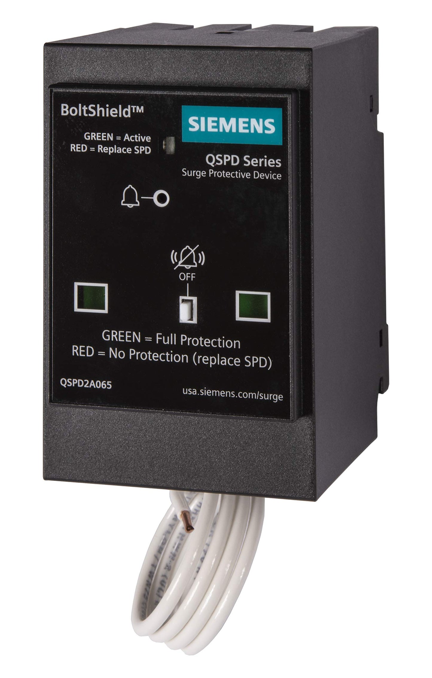 SIEMENS BOLTSHIELD Plug-in Surge Protection Device 2-Pole 65kA 120/240V, 1Ø, 3W