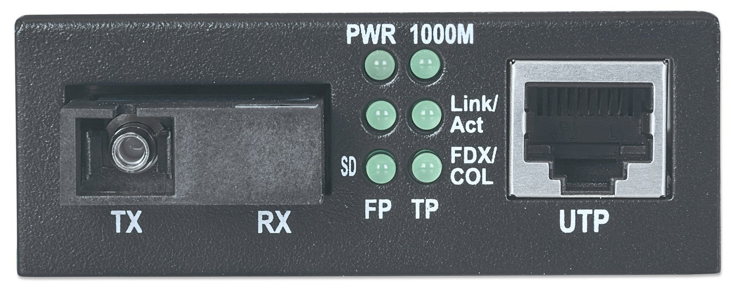 Intellinet Gigabit WDM Media Converter, SC to RJ45, 1310/1550 nm