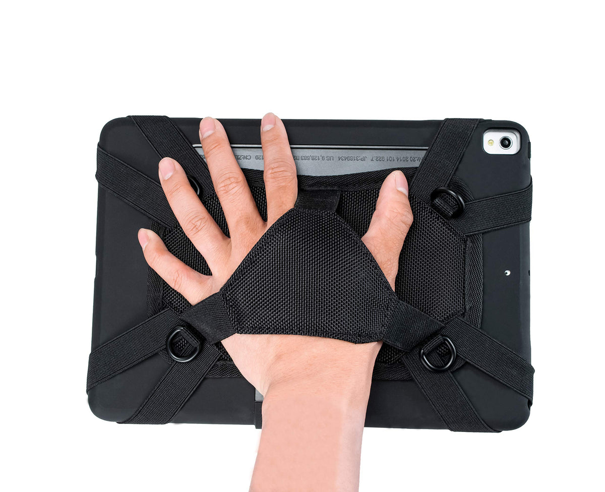 Hand and Shoulder Strap - CTA Adjustable Padded Strap for Tablet Security Cases - Compatible with Tablets Between 9.7” - 11” (ADD-Strap)