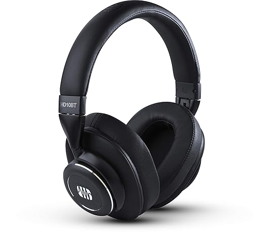 PreSonus Eris HD10BT Professional Headphones with Active Noise Canceling and Bluetooth - Closed-Back, Over-Ear Wireless ANC Studio Recording…