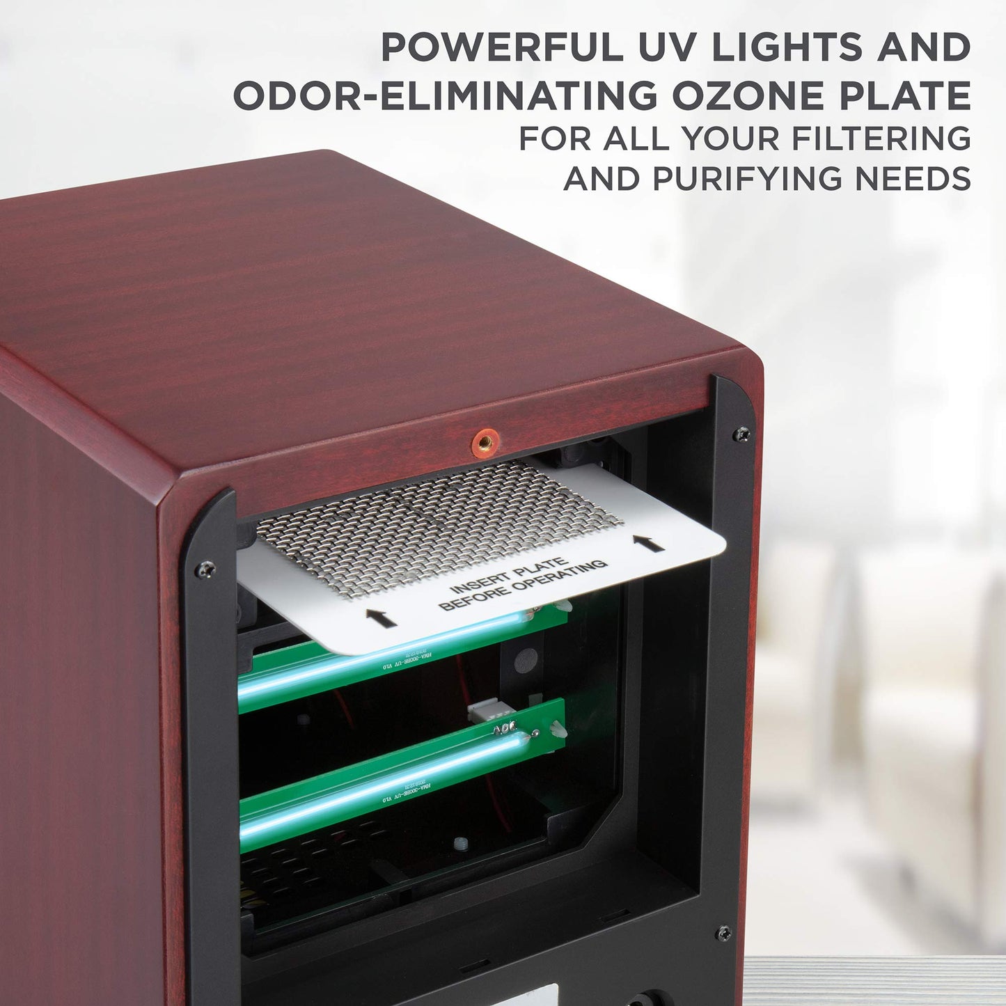 Ivation 5-in-1 Air Purifier, Ozone Generator, UV & Carbon Filter, Timer