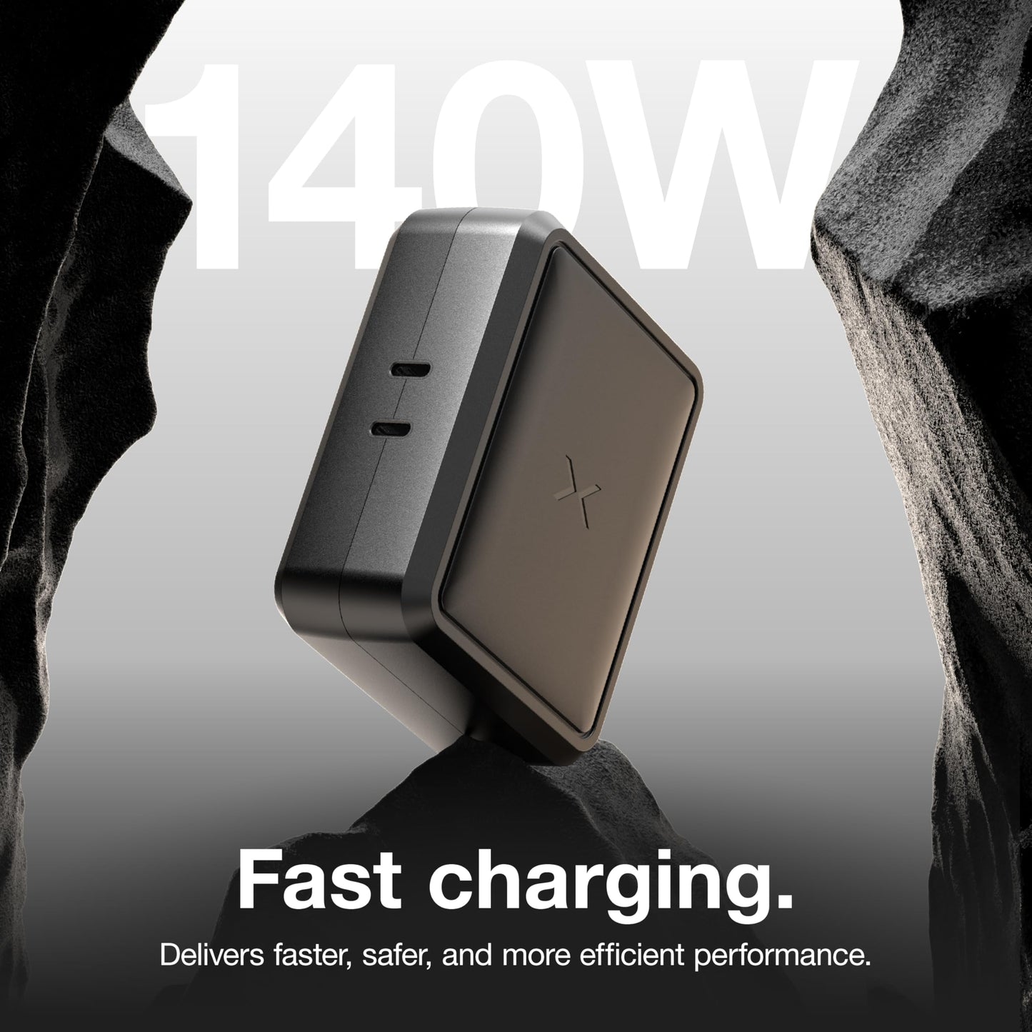 NOCO XGrid X140: 140W USB-C Charger - Dual Port GaN Power Adapter with PD 3.1, QC 5.0, and PPS - Fast Charging with Smart Power Distribution