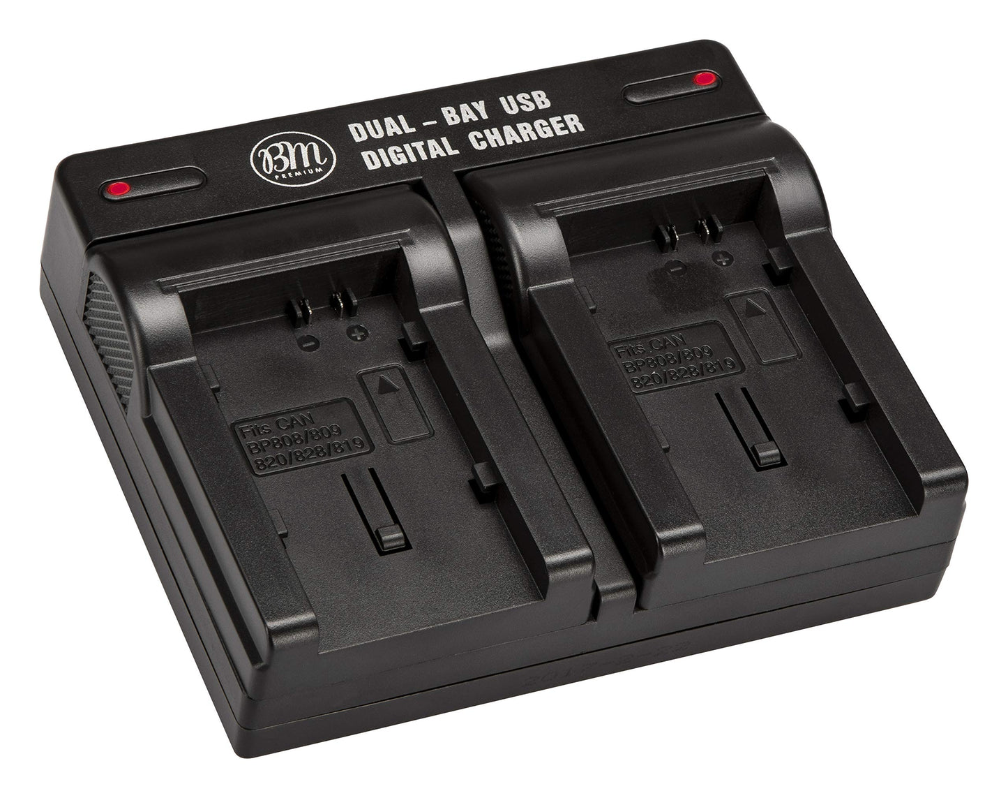 BM Premium Dual Bay Battery Charger for Canon Vixia HF