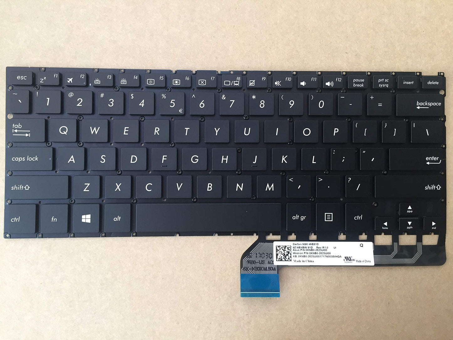 Original New for ASUS Zenbook Flip UX360U UX360UA Touchscreen 2-in-1 Laptop US Keyboard Backlit(not for UX360C)