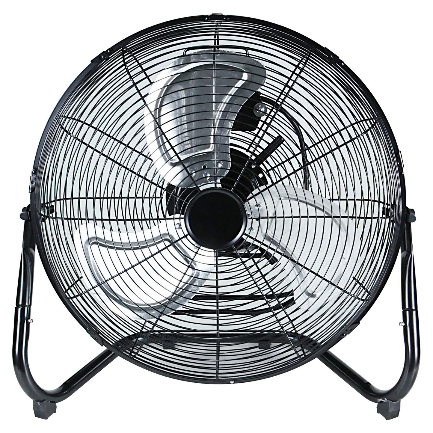 Simple Deluxe 18 Inch 3-Speed High Velocity Heavy Duty Metal Industrial Floor Fans Oscillating Quiet for Home Commercial, Residential, and Greenhouse