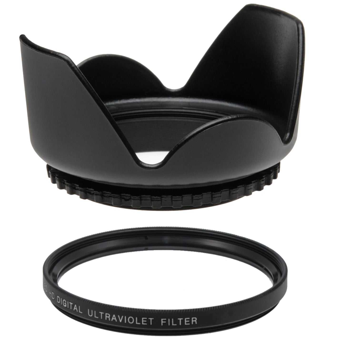 58MM UV Filter + 58mm Tulip Lens Hood for Sigma 70-300mm F4-5.6 DG Macro, 58 mm Ultraviolet Filter & 58 mm Lens Hood