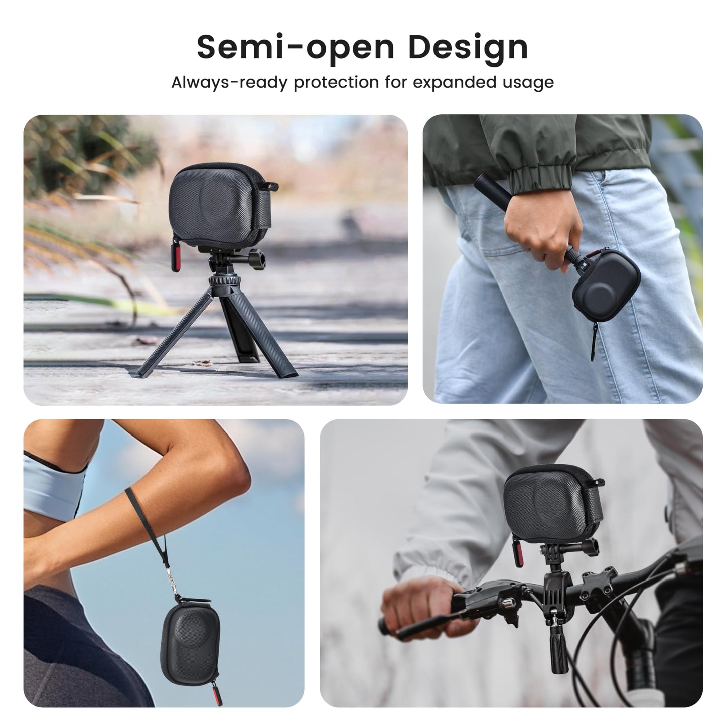 STARTRC PHOTO Mini Osmo Action 6 Case for DJI, Compact Carrying Bag for DJI Osmo Action 6 Lens Protection Outdoor Activities Vlogging Travel Case