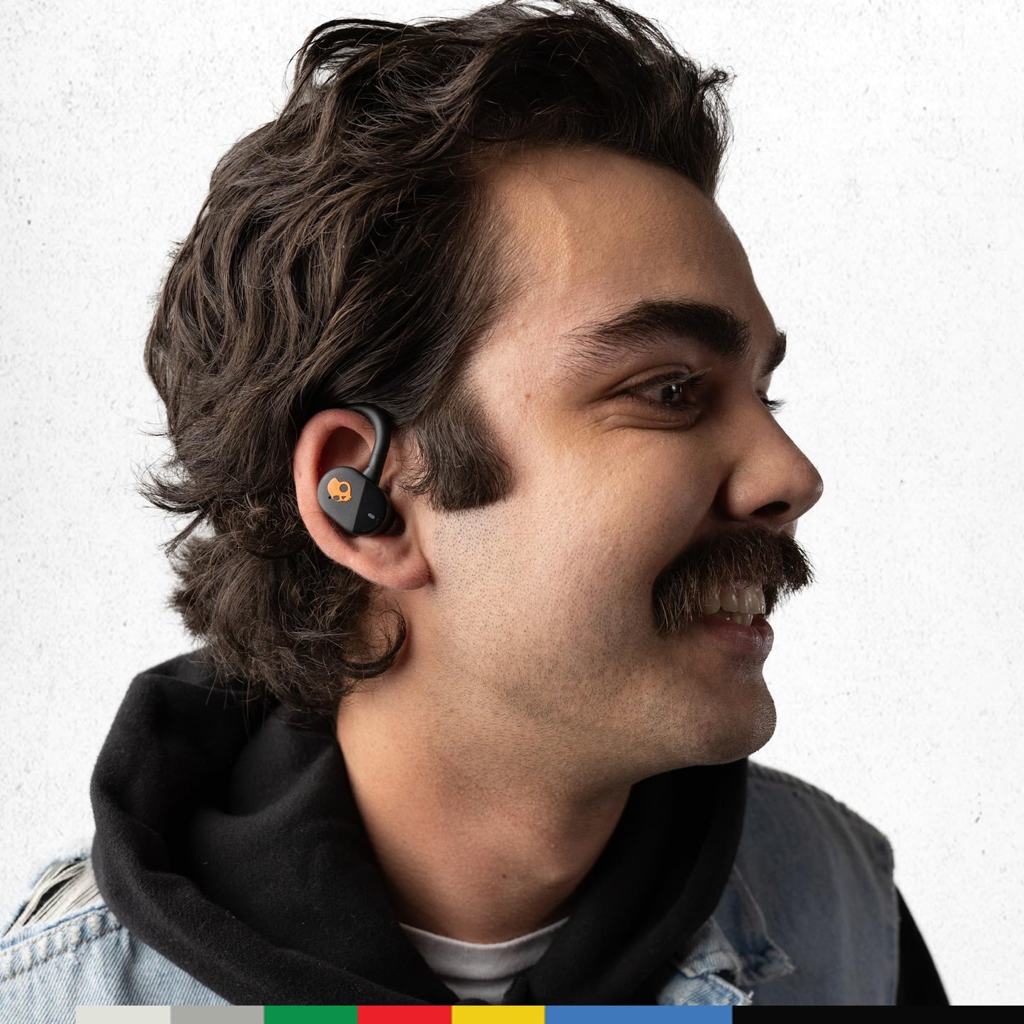Skullcandy Push Play Active Wireless Earbuds, Bluetooth Headphones, Noise Isolating Fit, 34 Hrs Battery, Secure-Fit Over-Ear Hanger, Sweat Water…