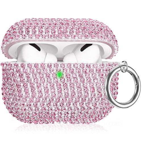 Bling Case Compatible with AirPods Pro 3rd Generation (2025), Sparkling Diamond Case for AirPods Pro 3 Case Bling Rhinestones Case for Women