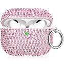 Bling Case Compatible with AirPods Pro 3rd Generation (2025), Sparkling Diamond Case for AirPods Pro 3 Case Bling Rhinestones Case for Women