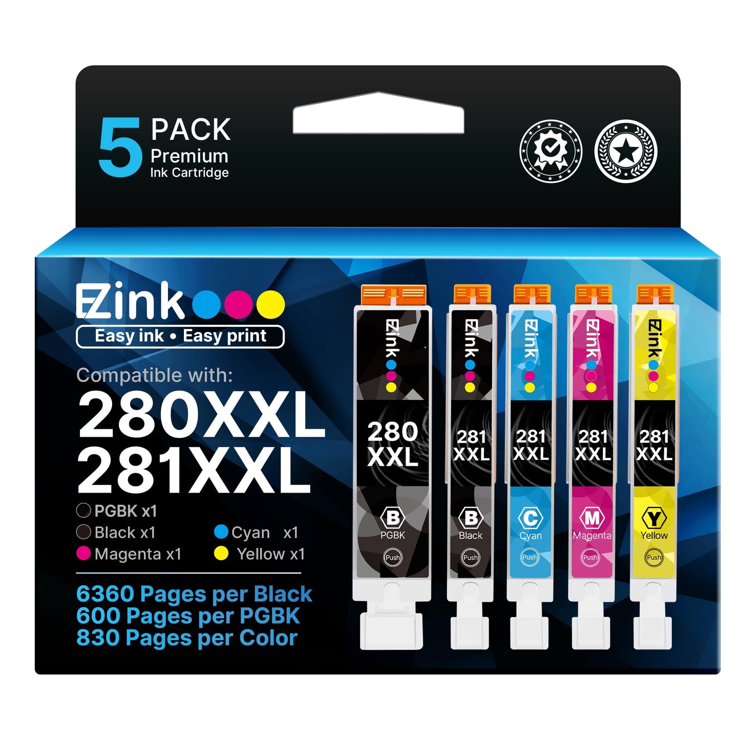 E-Z Ink Compatible Tr8620a Ink Cartridge for Canon 280 281 Ink Cartridges