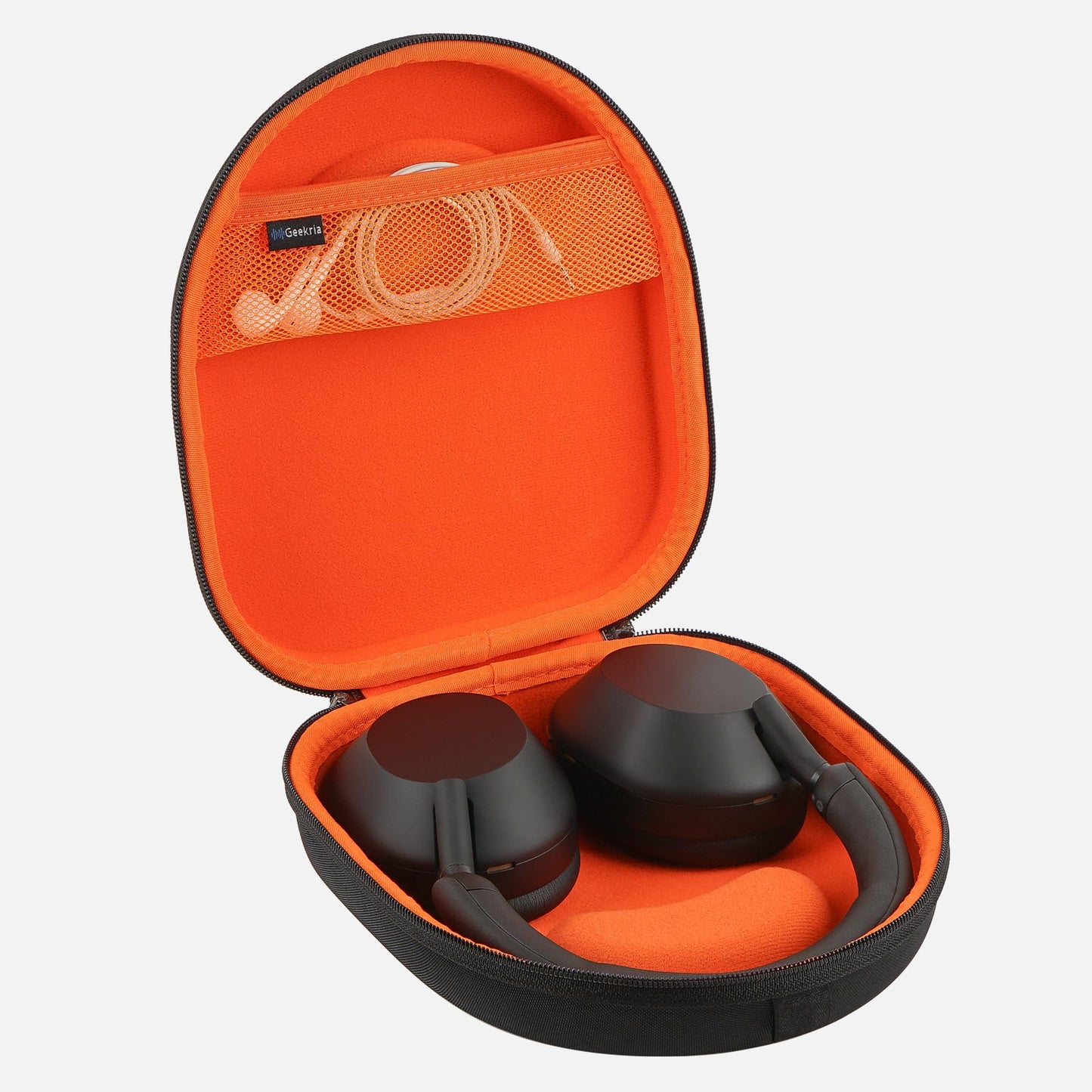Geekria Shield Headphones Case Compatible with Sony WH-1000XM5, WH-1000XM4, MDR-XB950BT, WH-CH720N and More, Replacement Hard Shell Travel Carrying