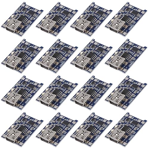 16pcs TP4056 Mini USB Charging Board 18650 Lithium Battery Charge Module with Protection 5V 1A