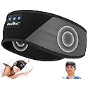 MUSICOZY Sleep Headphones Bluetooth 5.4 Headband, Wireless Earphones Music Sleep Earbuds Sleeping Eye Mask with HD Stereo Speakers for Workout…