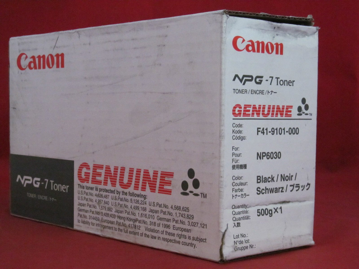 Canon Npg 7 Toner Cartridge - 1 X Black - 10000 Pages - for Canon NP-6025/6030/6