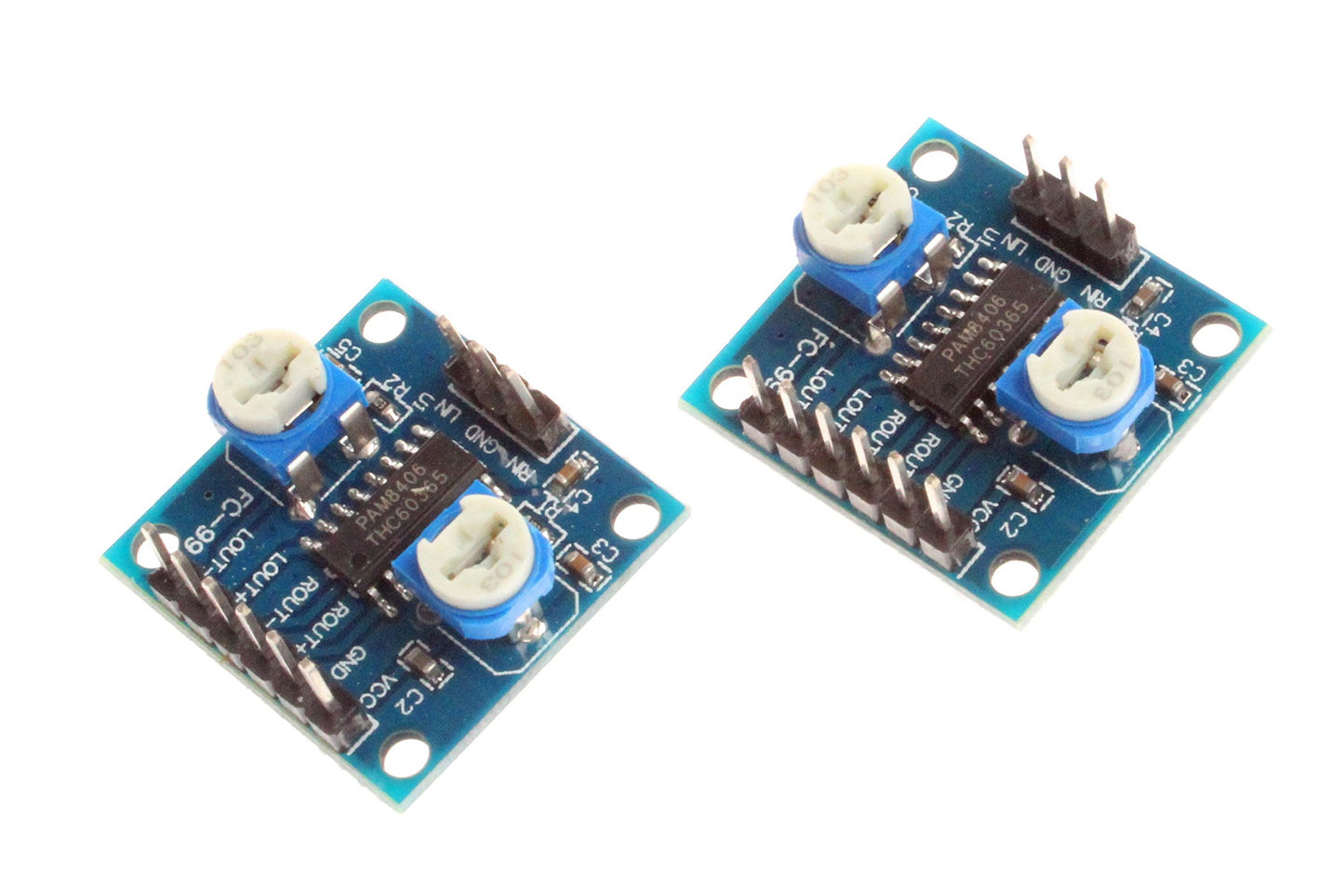 NOYITO PAM8406 Digital Amplifier Board 5W 5W Dual Channel Stereo Audio Module (Pack of 2)