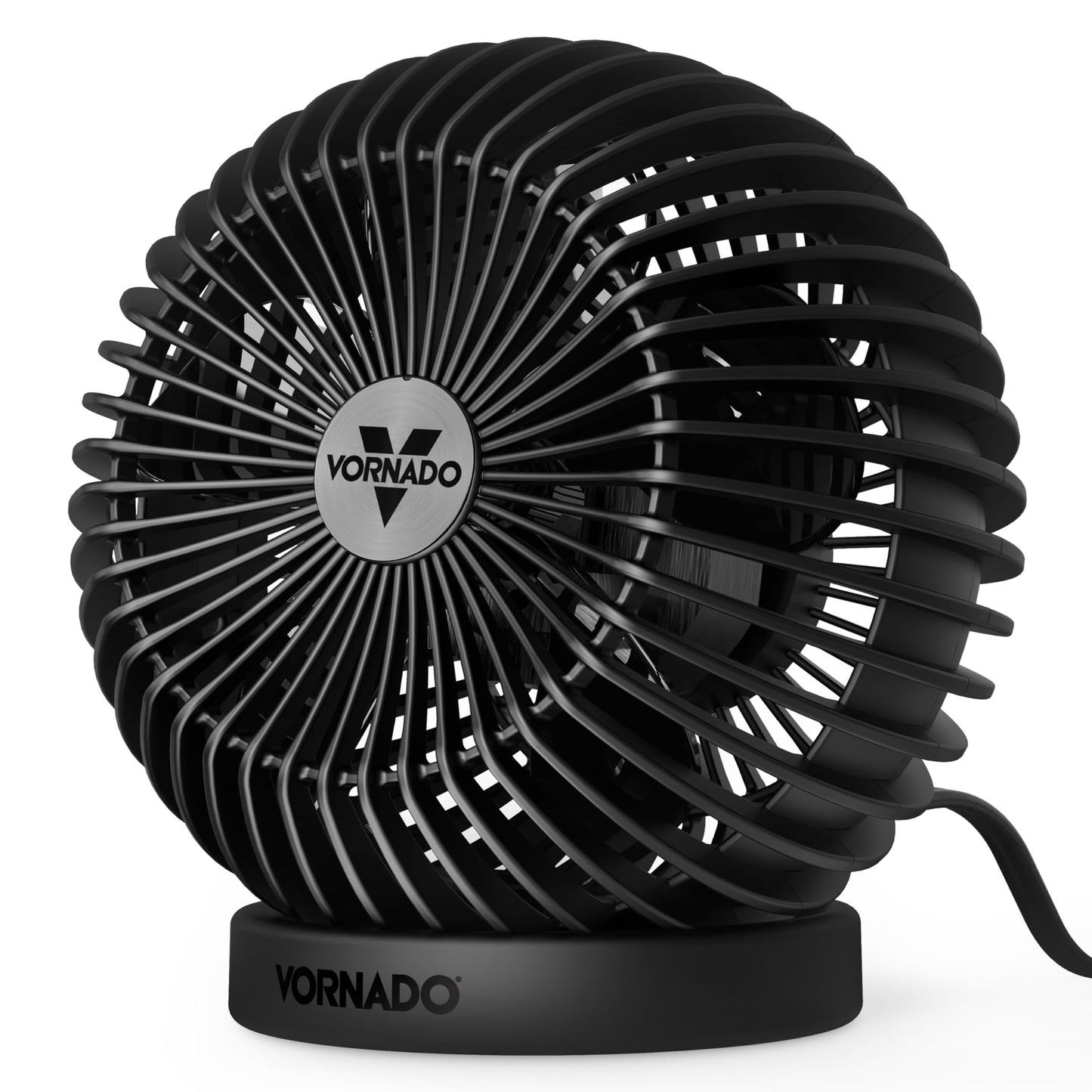Vornado SPHERE Personal Adjustable Fan, Quiet Operation, Targeted Cooling Airflow, 2 Speed Settings, Manual Control, Detachable Base, Fan for Desktop