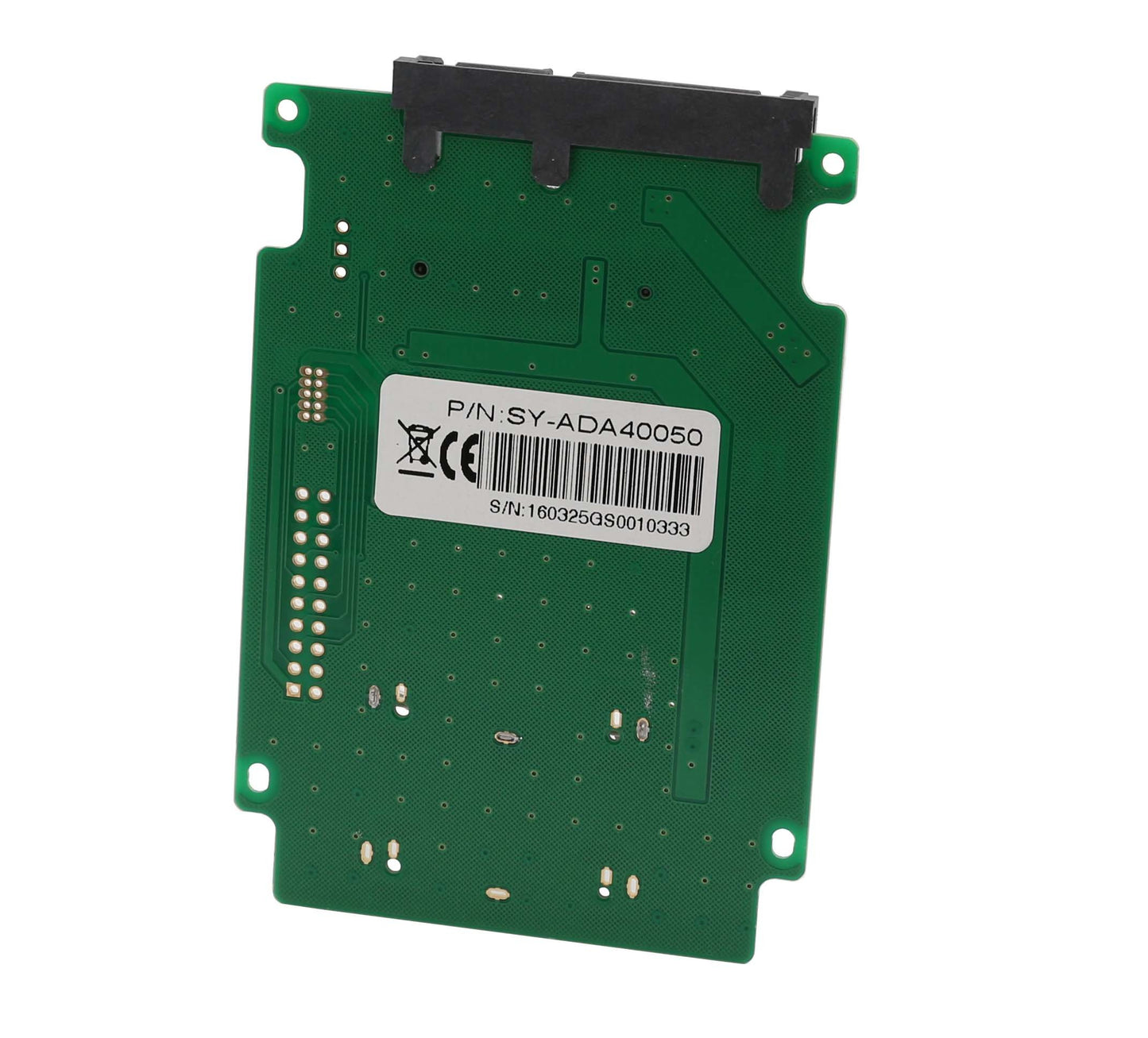 Syba Mini-SATA mSATA 50 mm SSD Connector to SATA III 2.5 Converter Adapter (SY-ADA40050)