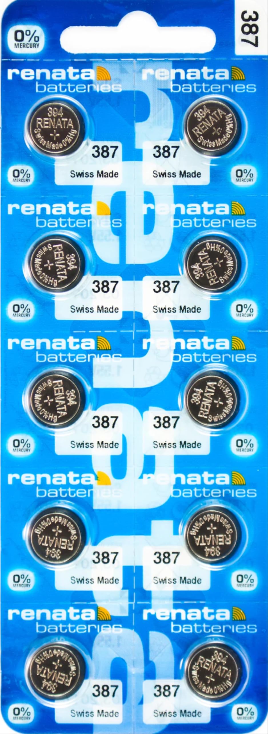 Renata Silver Oxide 387S Battery (10)