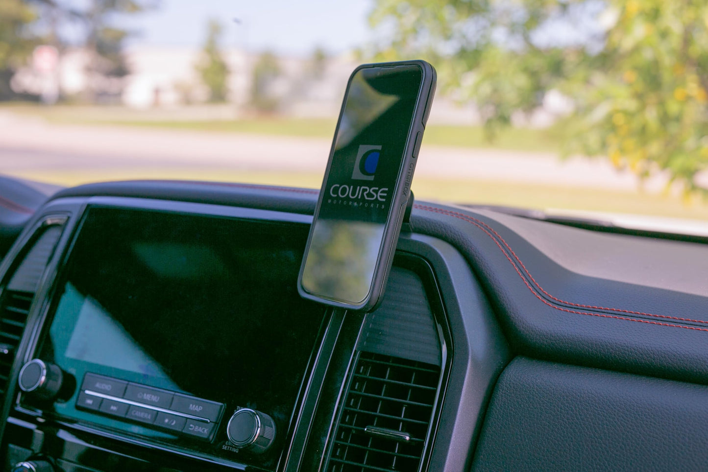 Course Motorsports Direct Fit Phone Mount - Nissan Titan 2020+ Magsafe Head - Non Charging Left or Right