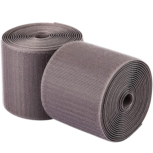 WILLBOND 2 Pack 10 ft x 3 Inch Cable Floor Strip Cable Cover Cords Carpet Protector Management Hook and Loop Tape for Wires on Floor Cords and Prevent