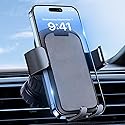 TGuidHand Car Phone Holder Fits iPhone 15/14/ 13 More 4.7-6.7’ Phones, Black (Argyle)