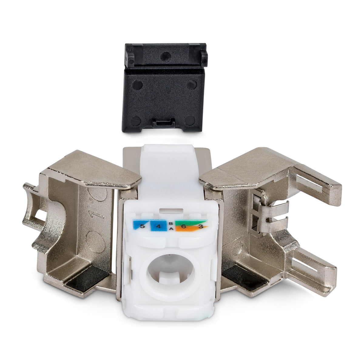 StarTech Shielded Cat6a Keystone Jack 10-Pack, STP, 180 Toolless