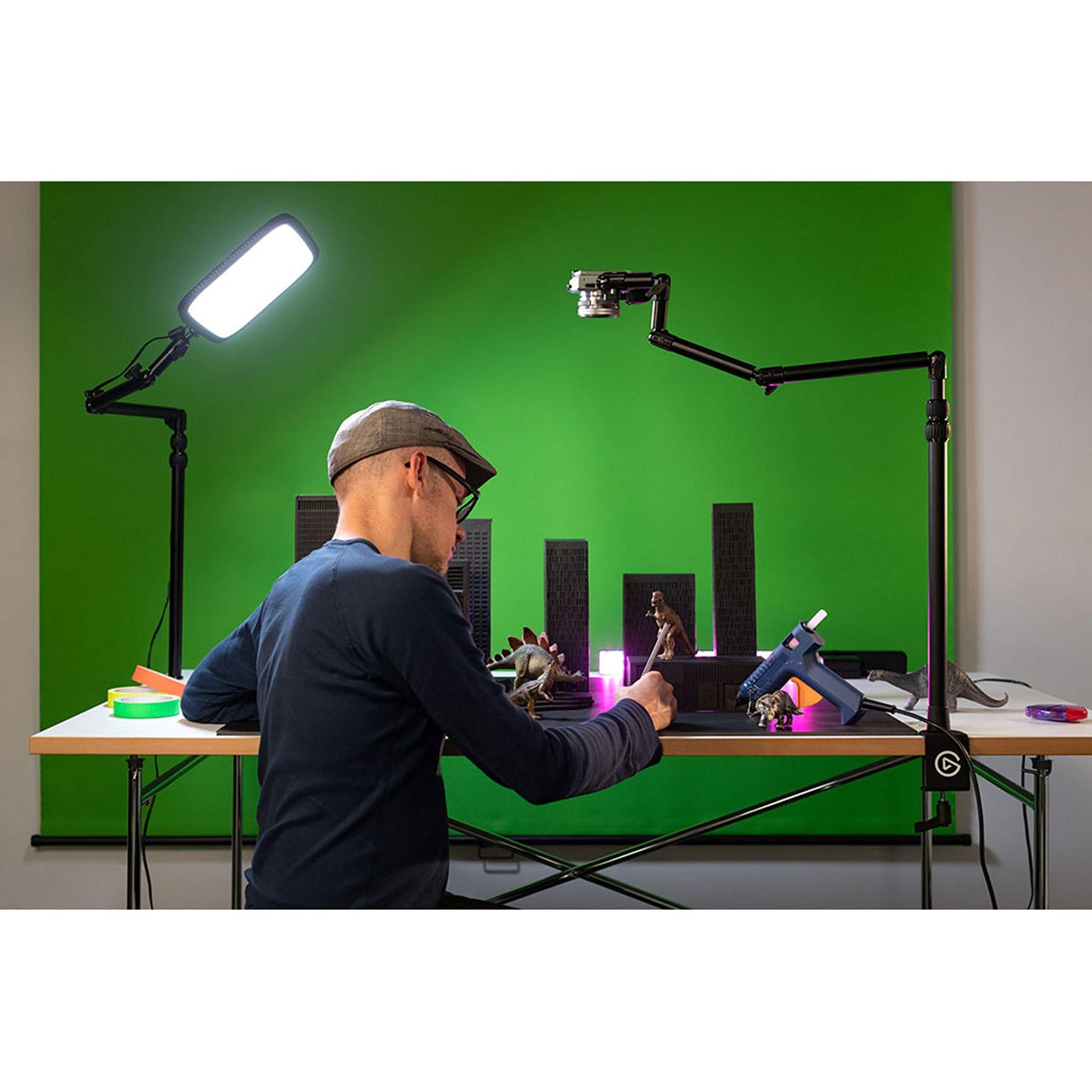 Elgato Flex Arm L, Premium 4-Section Articulated Arm for easy Mounting and Adjusting of Lights, Cameras, and Microphones, for Streaming