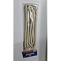 ESAW 50' Foot Modular Telephone Coiled Handset Cord Ivory Replacement