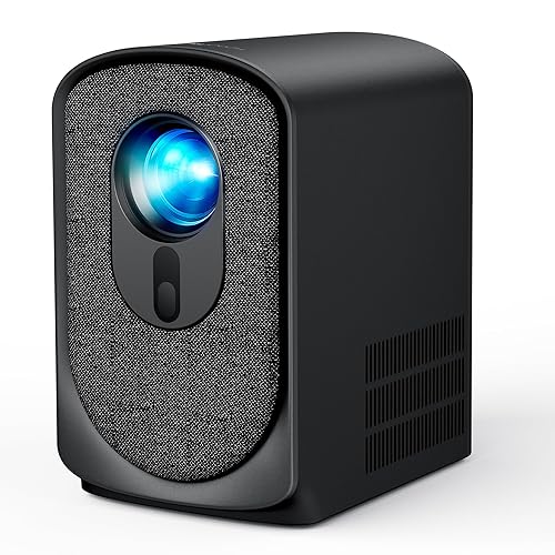 Wireless Mini Projector with WiFi and Bluetooth 5G, Portable Projector Support 4K Movie Video Projection, Electric Focus 350ANSI Phone Projector Home