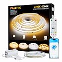 PAUTIX COB LED Strip Lights Addressable 2700K-6500K Chasing White Light CCT Smart IC Tunable Tape Lights 16.4ft Super Bright Dimmable,Alexa Voice