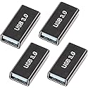 4Pack USB Female to Female Adapter for Connecting Two USB Male Ends Devices, Compatible with MacBook Pro/Air, IPad Pro Google Pixel,Apple Etc.