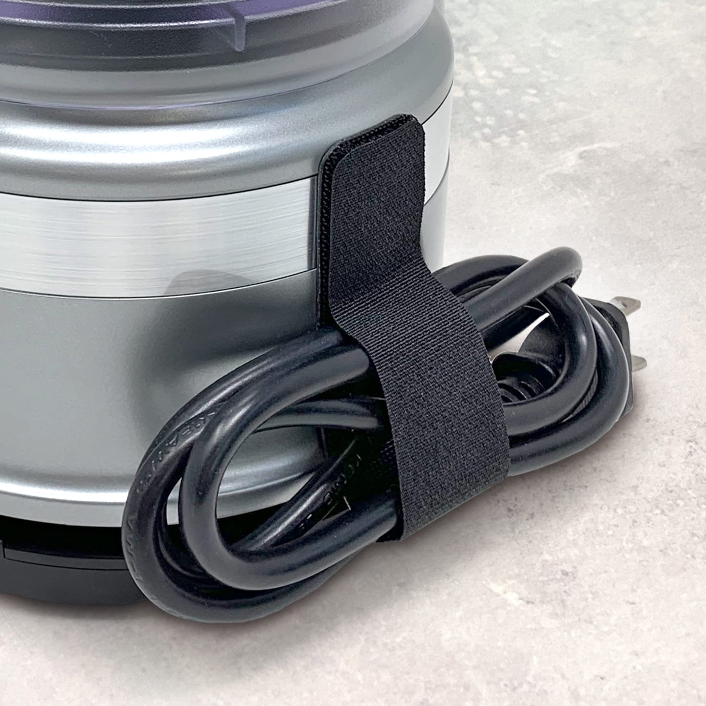 Cable Clams by Wrap-It Storage - 3" (24-Pack) Black - Cord Organizer for Appliances Strips with Adhesive for Office Organization and to Hide TV, Desk