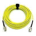 AV-Cables 12G 4K HD SDI BNC - BNC Cable 4855R Mini RG59 (3ft, Yellow)
