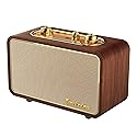 TRENBADER Retro Bluetooth Speaker-Wireless Portable Speakers with Subwoofer-Elegant & Vintage Design, Vintage Radio Rotary Am/Fm Tuning Dial, Wireless