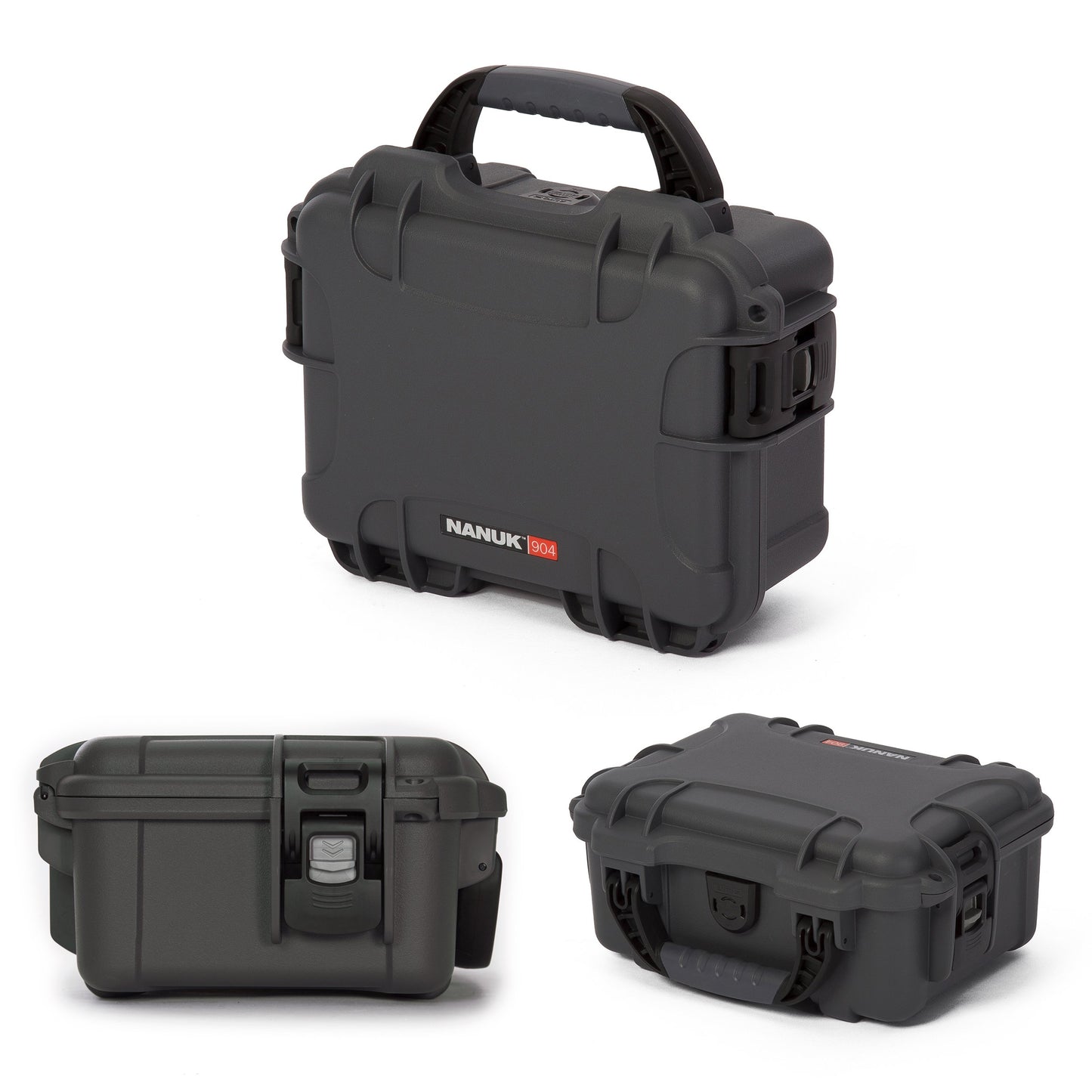 Nanuk 904 Waterproof Hard Case with Foam Insert - Graphite
