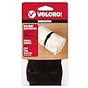 VELCRO Brand ONE-WRAP Ties | Reusable Pre-cut and Self Gripping | For Bundling Hoses, Wood, Heavy Duty Extension Cords | 4 Ct 23” x 7/8” | Black