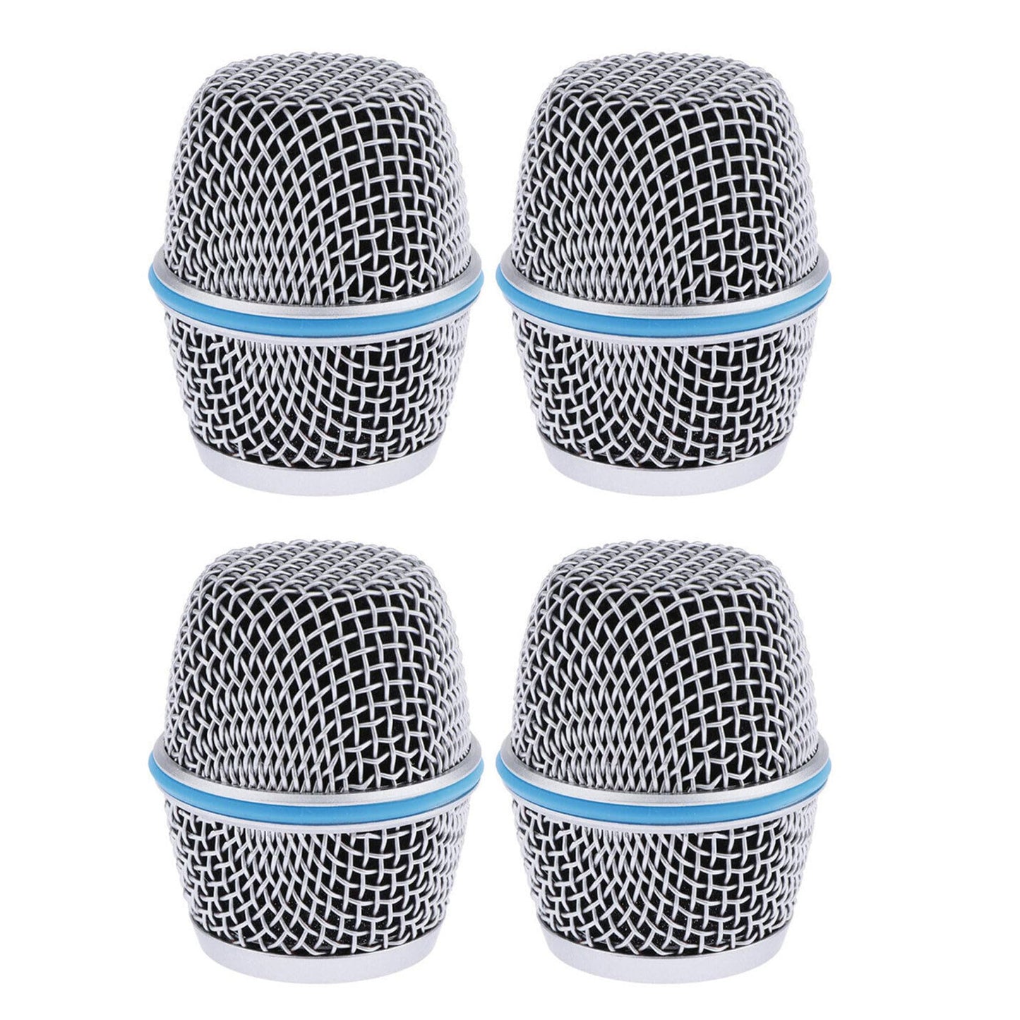 Replacement Microphone Grille Mic Grill Ball Head Mesh Fit For Shure Beta 87A (4PCS)
