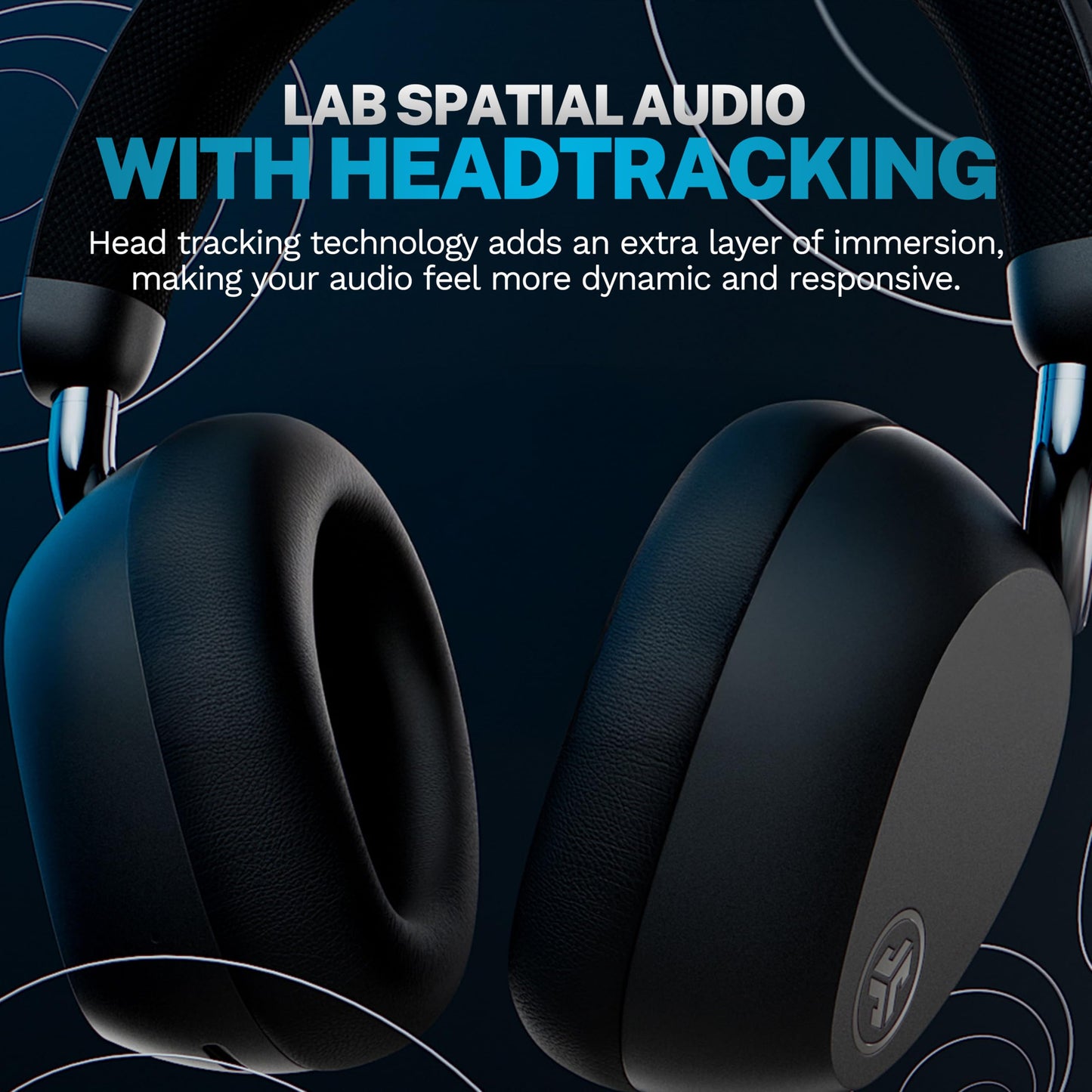 JLab Epic Lux Lab Edition ANC Wireless Headphones, Graphite, 90+ Hours of Playtime, Adaptive ANC and Be Aware Mode, Hi-Res Audio, Lab Spatial Audio…