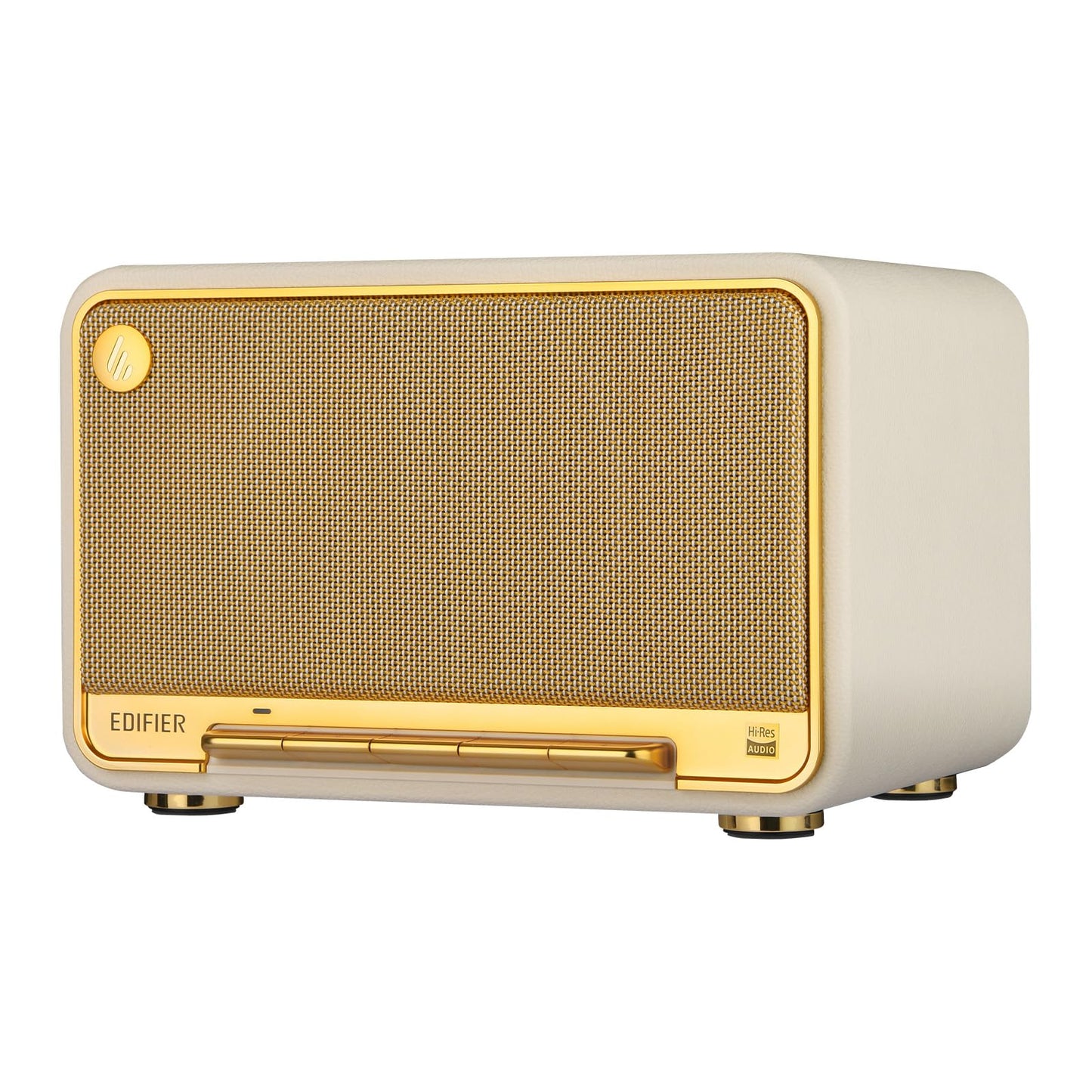 Edifier D32 Tabletop Wireless Speakers 60W RMS, Hi-Res Audio Bluetooth 5.3 Speaker Support LDAC, Portable Retro Wooden Compatible with AirPlay2, USB-C