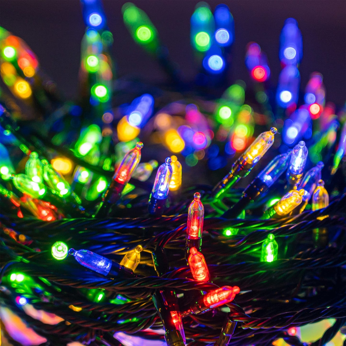 Dazzle Bright 200 LED Christmas Mini String Lights, 65FT Connectable Waterproof 8 Modes Fairy Lights for Indoor Outdoor Patio Garden Holiday Party
