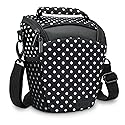 USA Gear DSLR Camera Case for Men and Women with Top Loading Accessibility, Adjustable Shoulder, Small Camera Sling Bag, Padded Handle - Camera